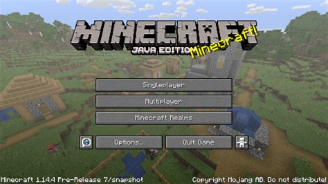 Java Edition 1144 Pre Release 7 Official Minecraft Wiki