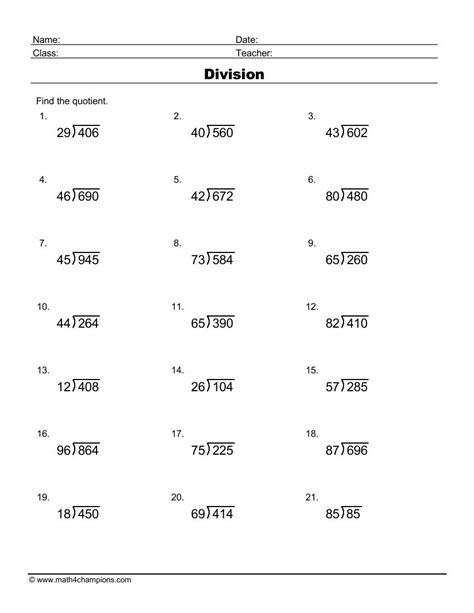 Fourth Grade Math Worksheets Free Printable K5 Learning 4th Grade