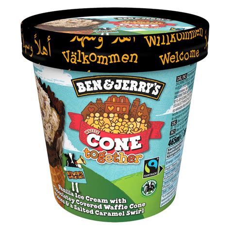 Ben Jerry S Glace Cone Together Ml Carrefour Site
