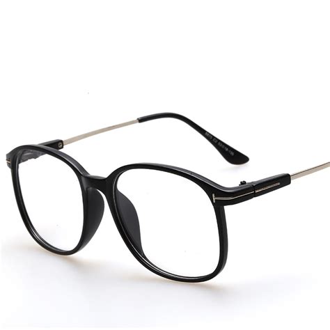 vintage round oversize geek eyeglasses frames clear lens fake optical glasses nerd retro eyewear