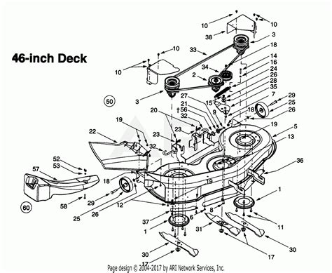 Mtd 46 Inch Deck Belt Diagram