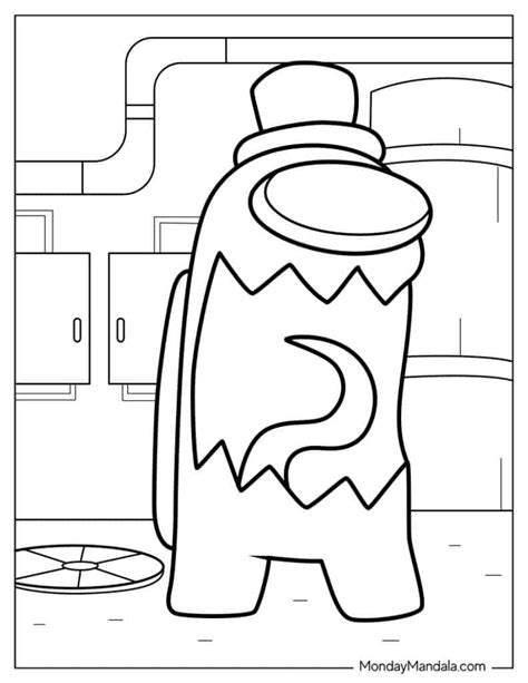 Among Us Coloring Pages Free Pdf Printables Off