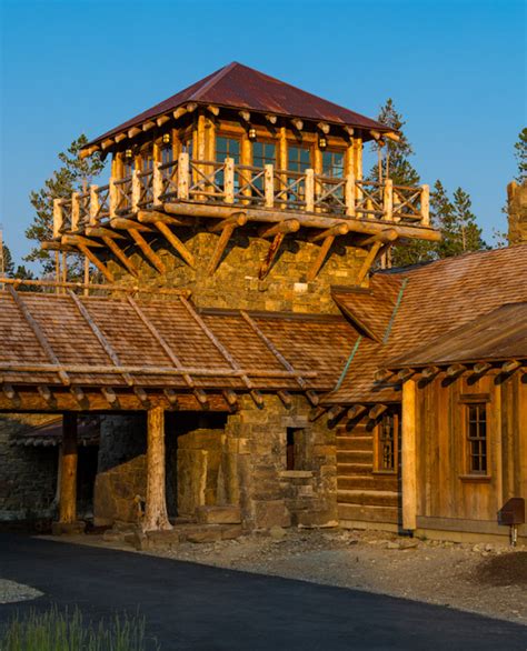 Fire Tower Concept Cabin Design Log Homes Rustic House