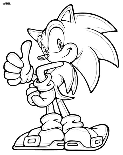 Dibujos De Sonic Para Colorear Descargar E Imprimir Colorear Imágenes