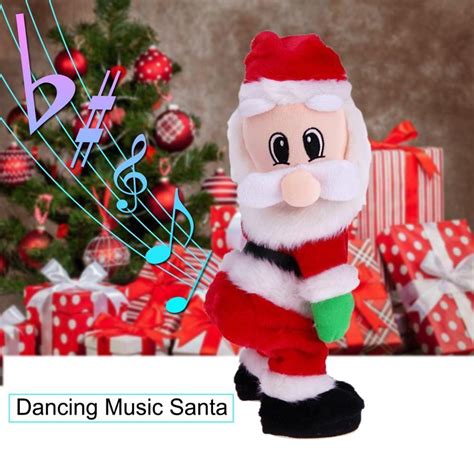 Animated Christmas Decorations Indoor Musical Shower 23cm Musical