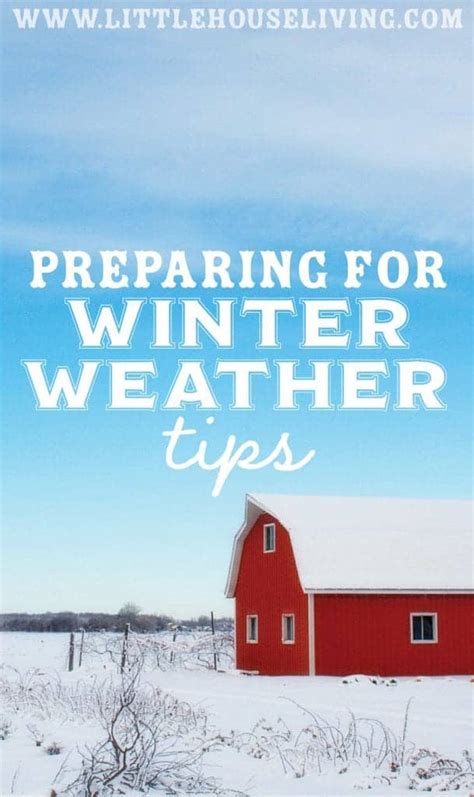 Winter Weather Preparedness Tips And Free Printable Checklist Little