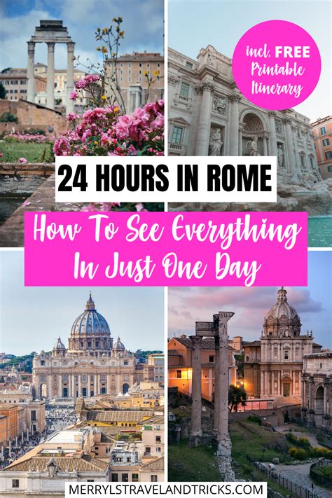 24 Hours In Rome How To See Everything In Just One Day Rome Travel