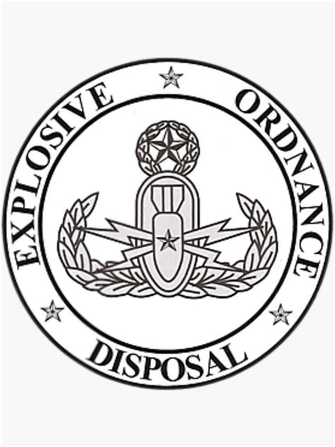 Explosive Ordnance Disposal Eod Master Navy Insignia Sticker For Sale