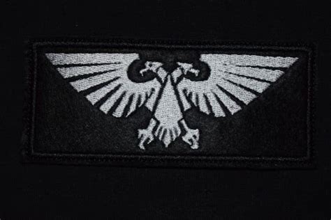 Warhammer 40k Aquila Patch Logo Symbol Jacket Sew On Applique Etsy
