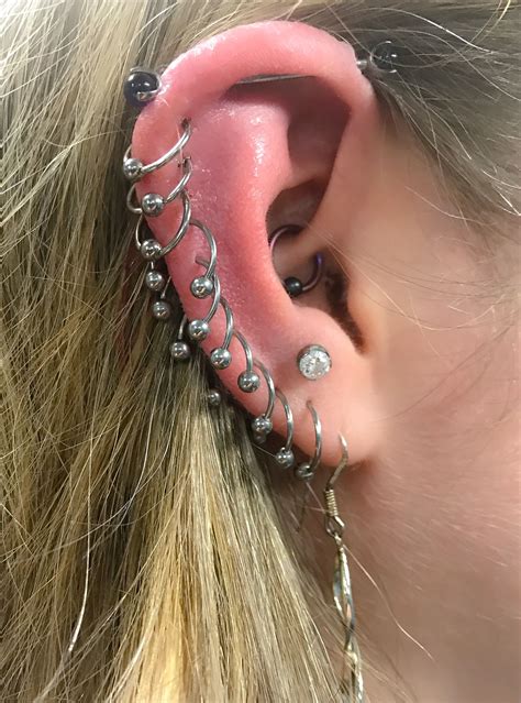 Pin By Amy Boge On Piercings Pretty Ear Piercings Piercings Cool Ear Piercings