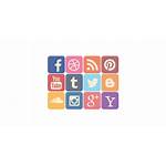 Transparent Social Icons Vector Graphic Cave Pack