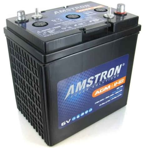 Amstron Cg2 Agm 6 Volt Golf Cart Battery Course Tested