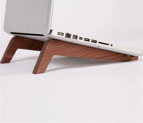 Wood Laptop Stand Crafted Pinterest Sexy Macbook And Tablet Stand