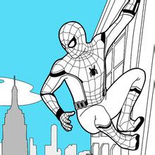 Dibujos para colorear spiderman homecoming 2 - es.hellokids.com