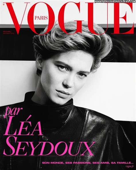 Lea Seydoux Vogue Magazine Vogue Magazine Celebrity Beautiful Babe Posing Hot Paparazzi