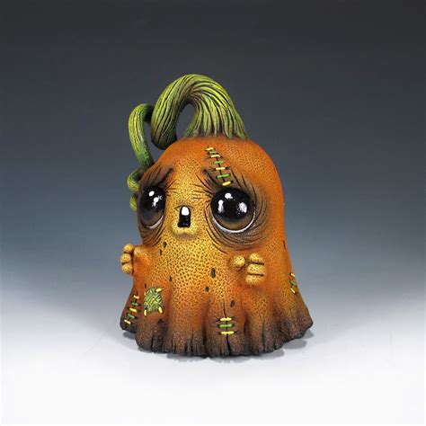 Halloween Creature Pumpkin Ghost Fantasy Creepy Cute Kawaii Chibbi