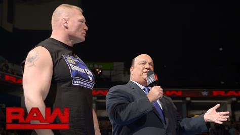 Brock Lesnar Returns As Fight With Goldberg Looms Ahead Raw Oct