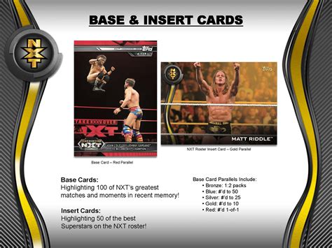 2019 Topps Wwe Nxt Trading Cards Showcasing The Best Of The Next