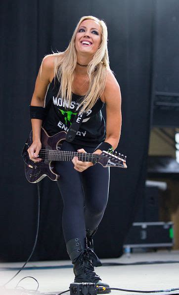 Musician Nita Strauss Performs During 2017 Rock On The Range At On