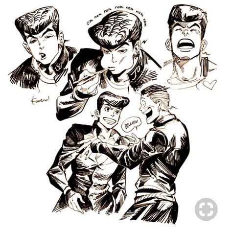 Josuke And Okuyasu Jojos Bizarre Adventure Jojo Bizzare Adventure