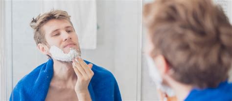 Premium Photo Put Shaving Foam In The Bathroom