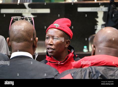 Eff Leader Julius Malema Stock Photo Alamy