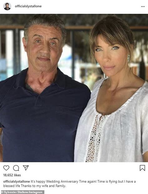 Sylvester Stallone 74 And Jennifer Flavin 52 Celebrate Their 24th