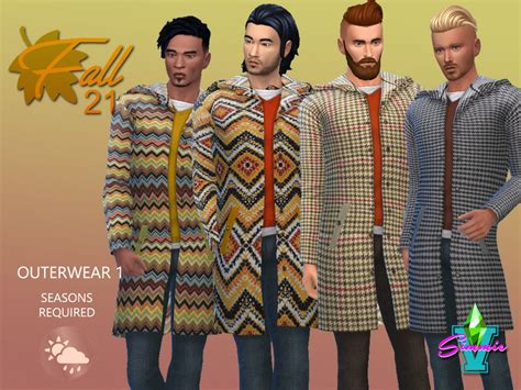 The Sims Resource Simmiev Fall21 Outerwear 1