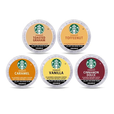 Starbucks K Cup Coffee PodsFlavored CoffeeVariety Pack For Keurig