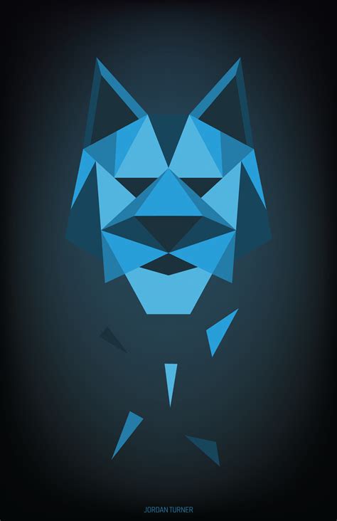 Polygon Wolf Wallpapers Top Free Polygon Wolf Backgrounds