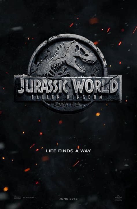 Jurassic World 2 Ya Tiene Título Oficial Y Estrena Póster Con Guiño Al Pasado De Jurassic Park