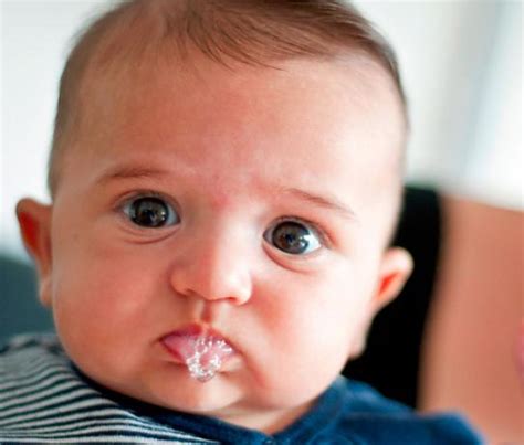 The Child Is 3 Months Old Drooling What To Do Why Is The Baby Drooling