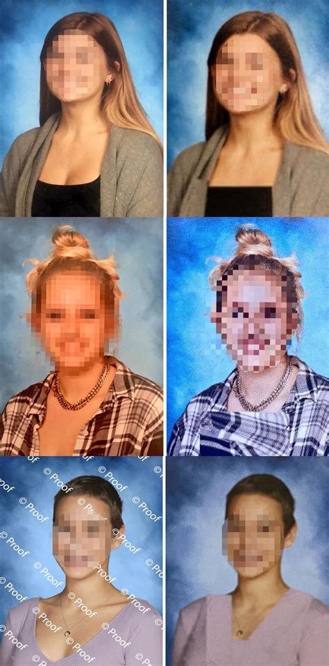 Florida High School Badly Photoshops Portraits Of Students For The