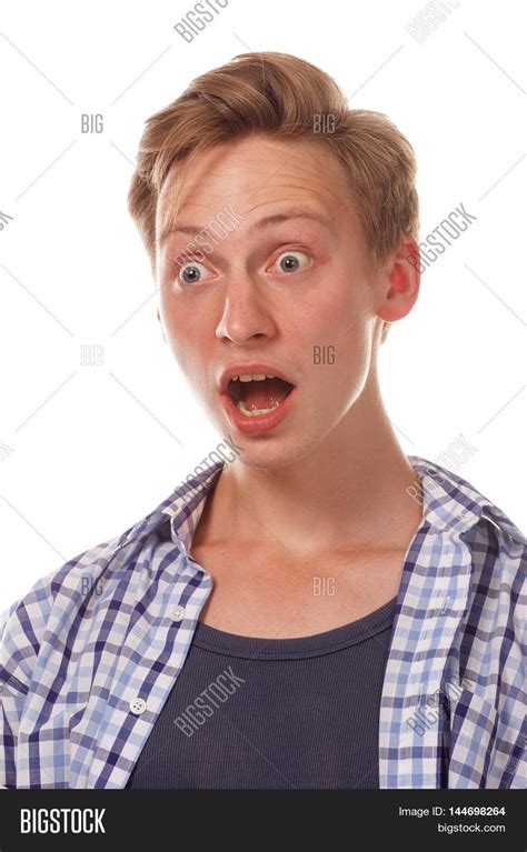 Surprised Guy Portrait Image And Photo Free Trial Bigstock