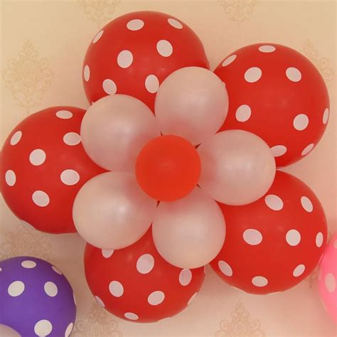 Donfohy Combination Of Flowers Balloons Birthday Wedding
