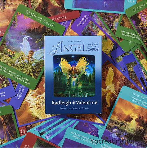 Angel Tarot Cards A 78 Card Deck Guidebook Pdf Tarot Etsy