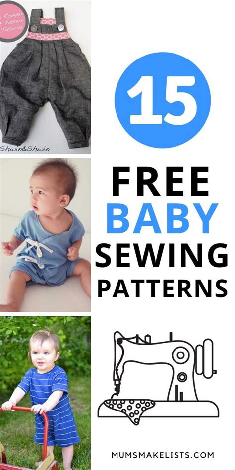 Free Baby Sewing Patterns Baby Clothes Patterns Free Pdfs And