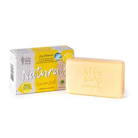 Naturals Lemon Zest Bar Soap 100g Little Soap Company