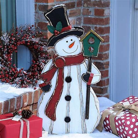 10 Wooden Outdoor Christmas Decorations Decoomo