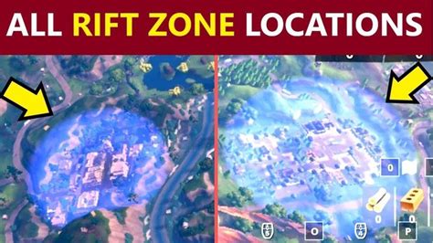 Visit A Rift Zone And Use A Rift All Locations Fortnite Week 3