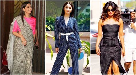 Bollywood Fashion Watch For May 5 Sonam Kapoor Alia Bhatt Priyanka