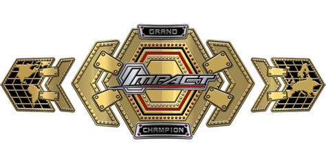 Custom Red Impact Grand Championship Render Wwegames Nwa Wrestling