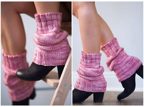 Free Scrunchable Knitted Leg Warmer Pattern Expression Fiber Arts A