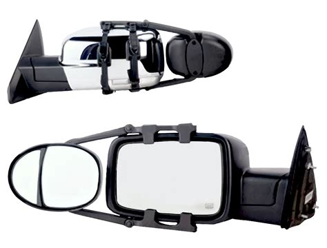 K Source Dual Lens Clip On Towing Mirrors Free Shipping