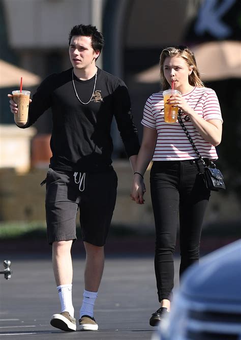 Brooklyn beckham has been taking girlfriend chloe moretz on a tour of london during her holiday in the uk. CHLOE MORETZ and Brooklyn Beckham Out in Los Angeles 11/24 ...