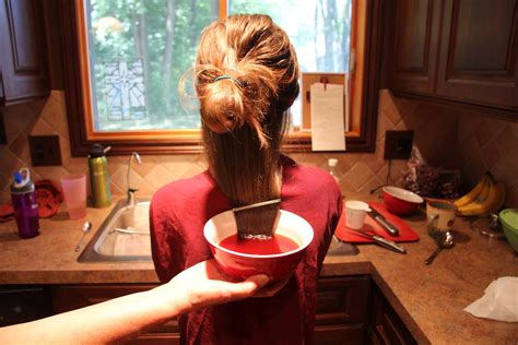 We followed the instructions to the letter, and to our surprise, it worked amazingly well! The Thrifty Teen: DIY kool-aid dip dye