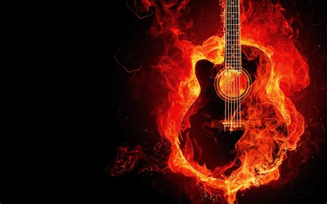 Guitar On Fire 6982269