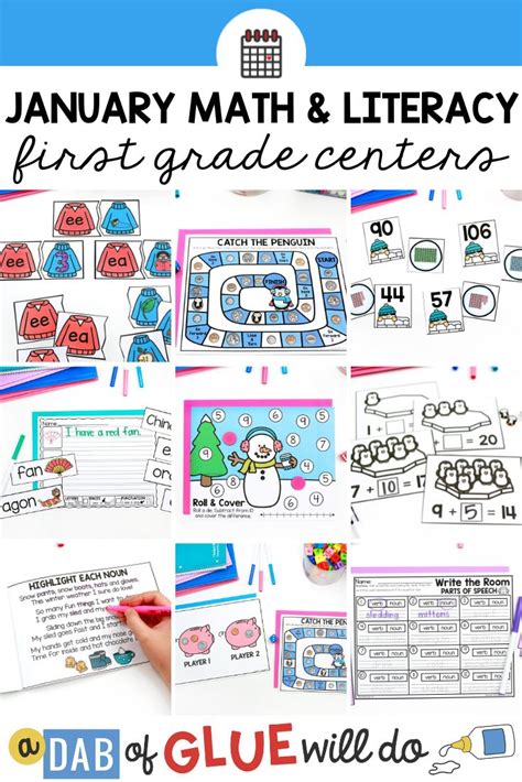 1st Grade Math And Literacy Centers For January Laptrinhx News