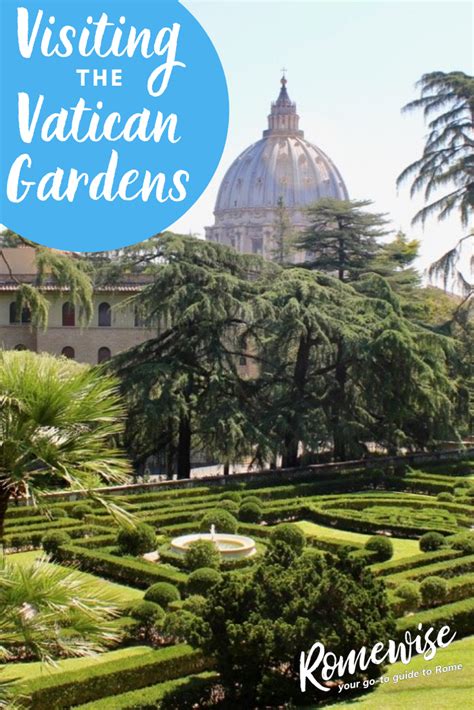 The Vatican Gardens Are Some Of The Most Beautiful And Most Exclusive