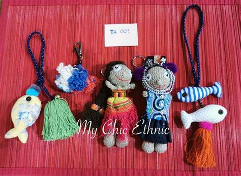 Hmong Handmade Tassels Keychain Set as Decoration for any | Etsy in ...